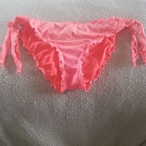 Victoria's Secret ruched frilly swimsuit bottom